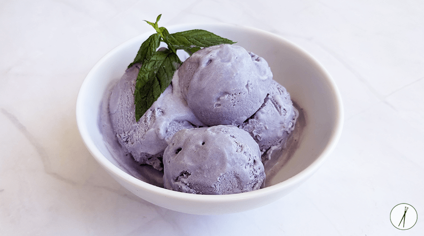 גלידת אובה – Ube ice&nbsp;cream