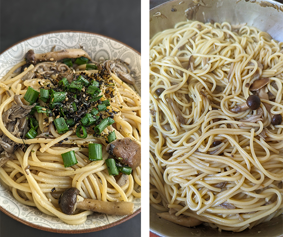 Kinoko Pasta וואפו קינוקו פסטה – Wafu kinoko pasta – מכופפת מקלות